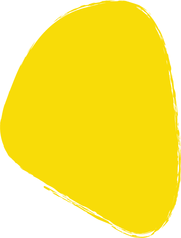 Forme triangulaire jaune