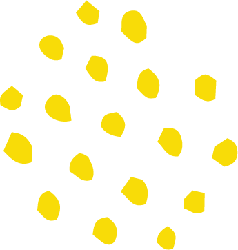 pointillés jaune