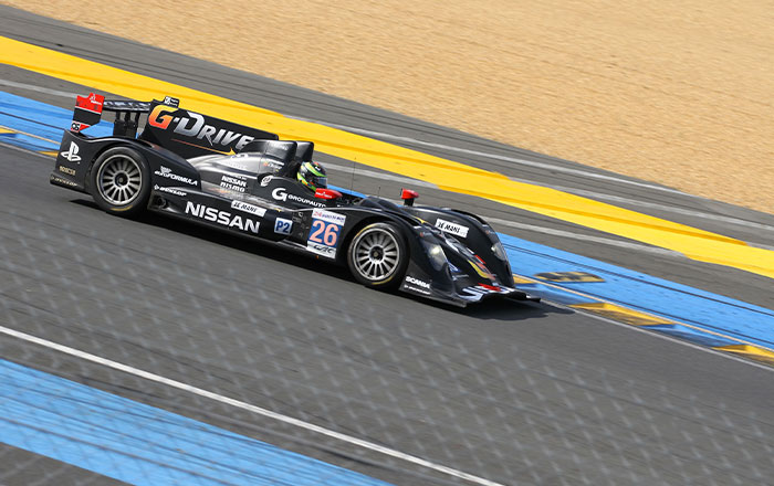 Voiture de course des 24 Heures du Mans